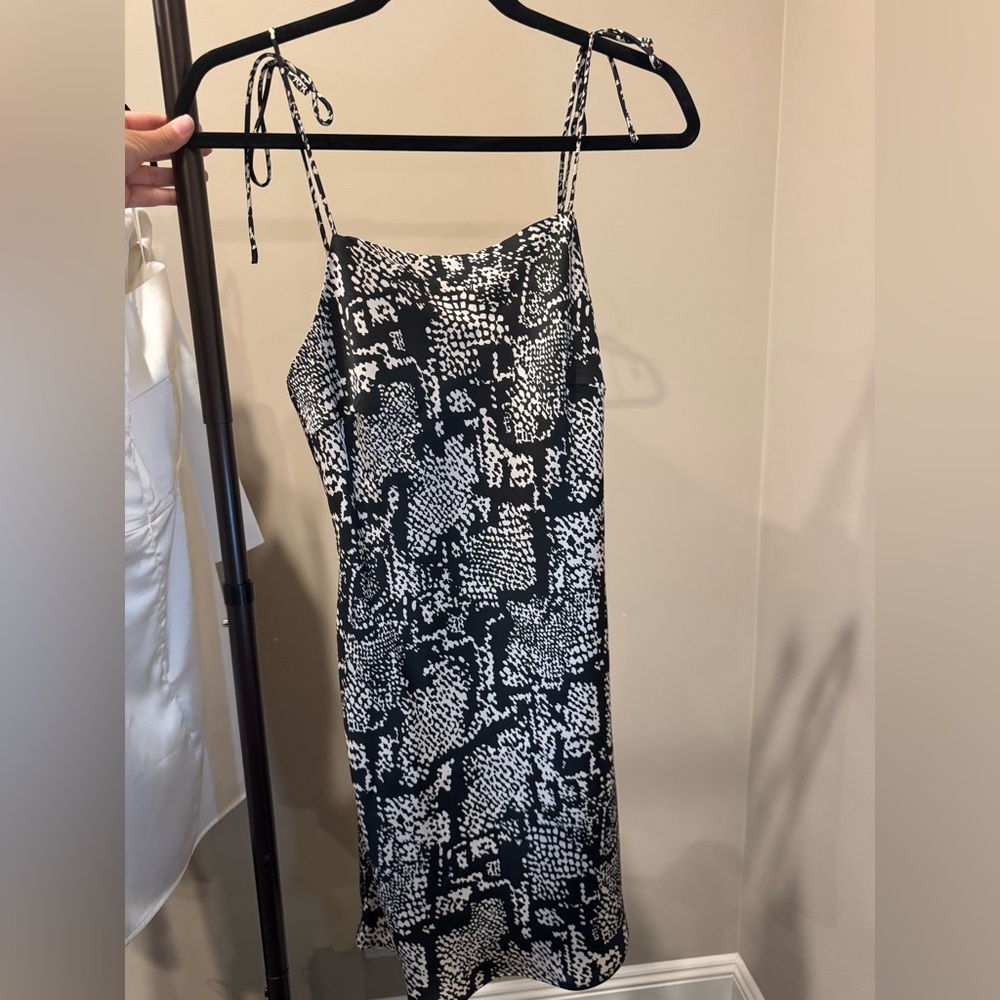 Zara Monochrome Animal Print dress